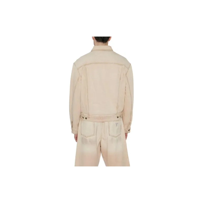 GUESS Jackets Men Ecru-1