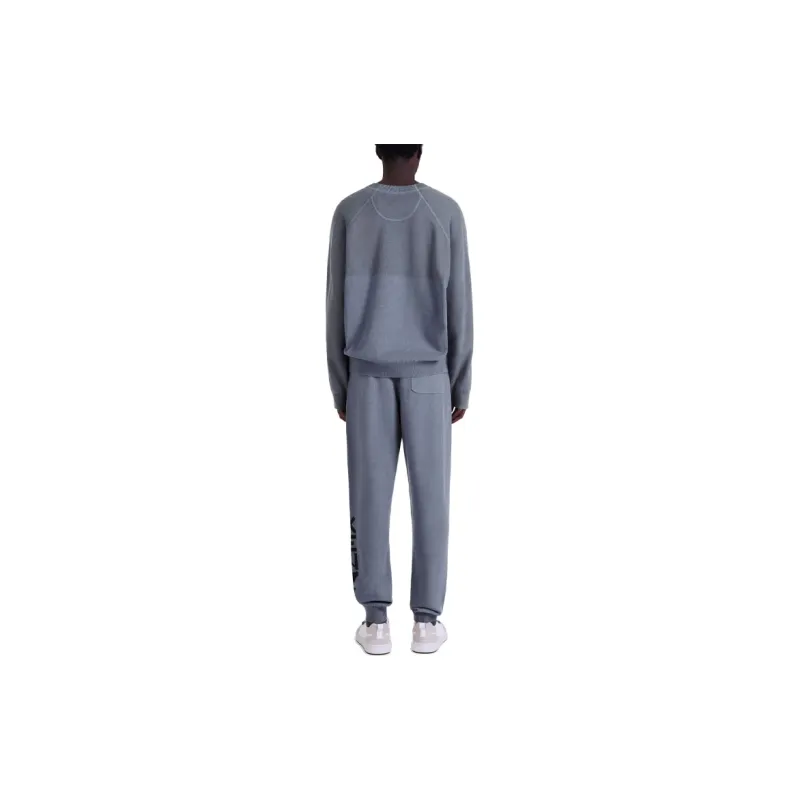 KENZO Logo Printed Drawstring Track Pants-4