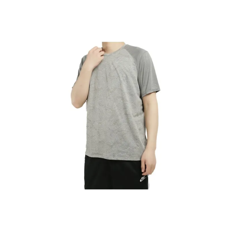 Nike T Shirts Men Gray-2