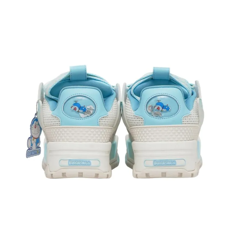 Doraemon x KAALIXTO Low Top Skateboard Shoes Unisex Blue-4
