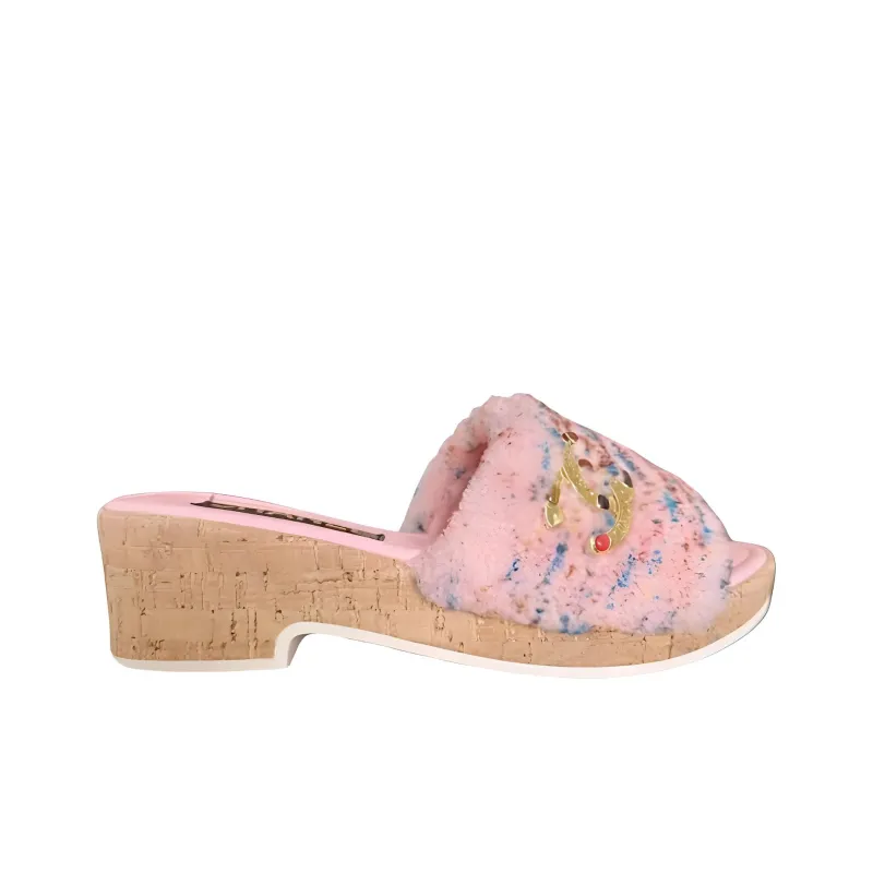CHANEL Slide Slippers Women's Pink-2
