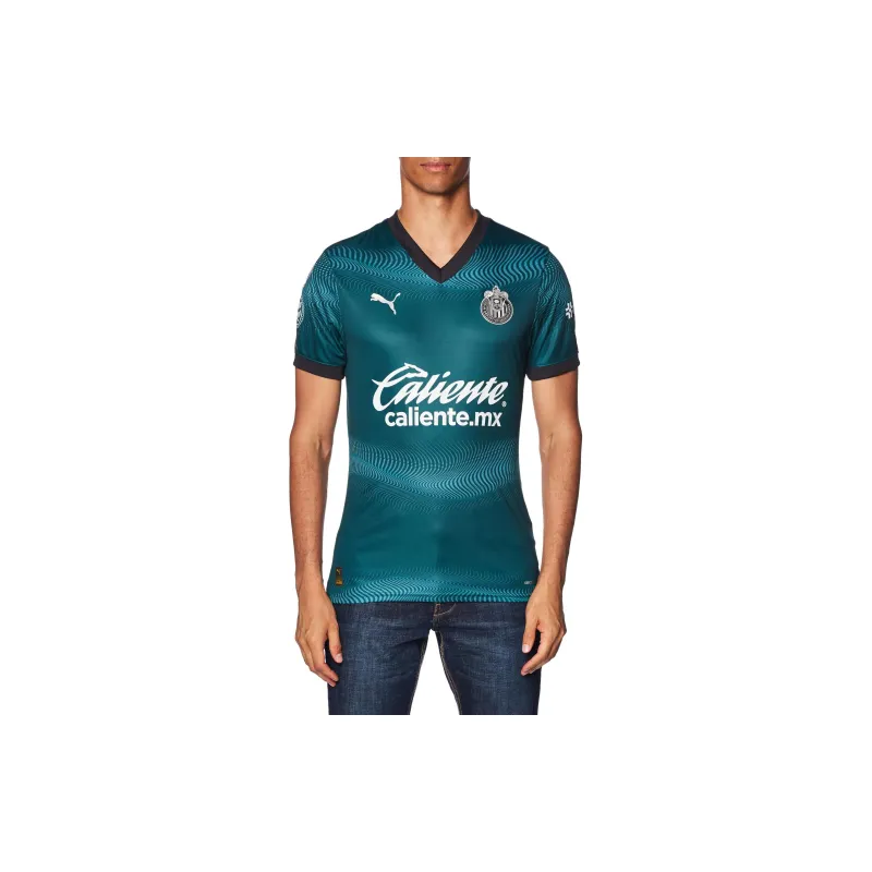 PUMA Chivas Soccer Alternative Kit Jersey Soccer Jerseys Men's Peacock Color-2