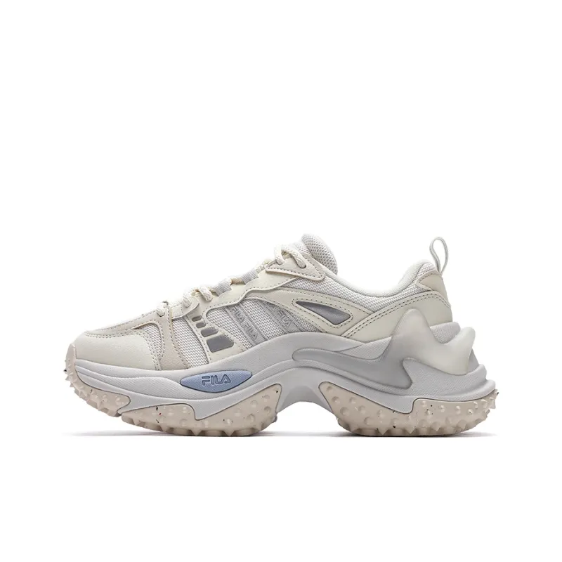 FILA SOFIA 3 Durable Moisture-Wicking Low-Top Running Shoes Women's White Agate Gray/Bamboo White-0