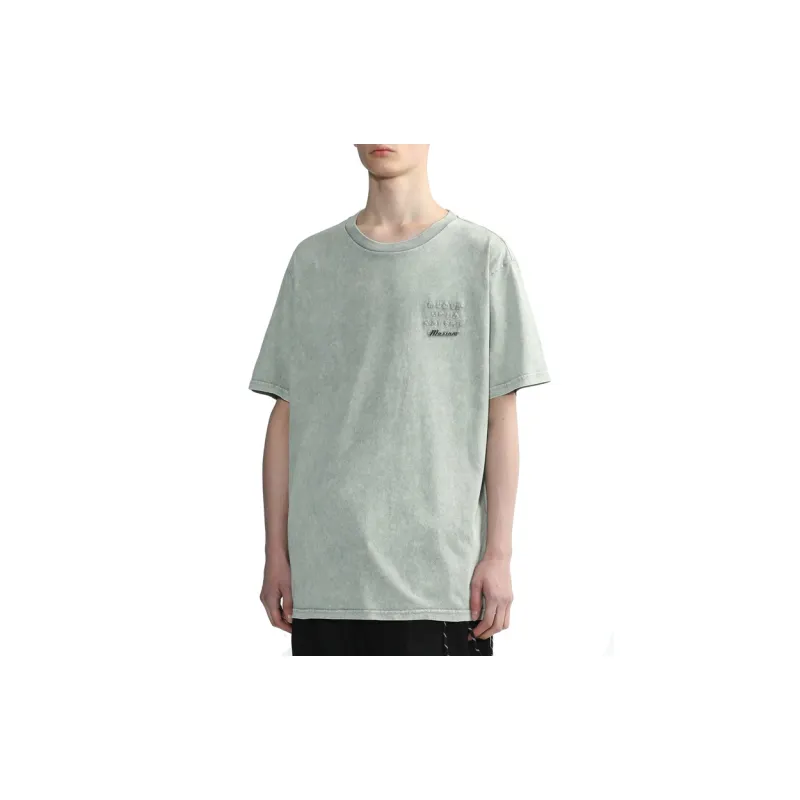 MUSIUM DIV Acid wash Short sleeve T shirt-10