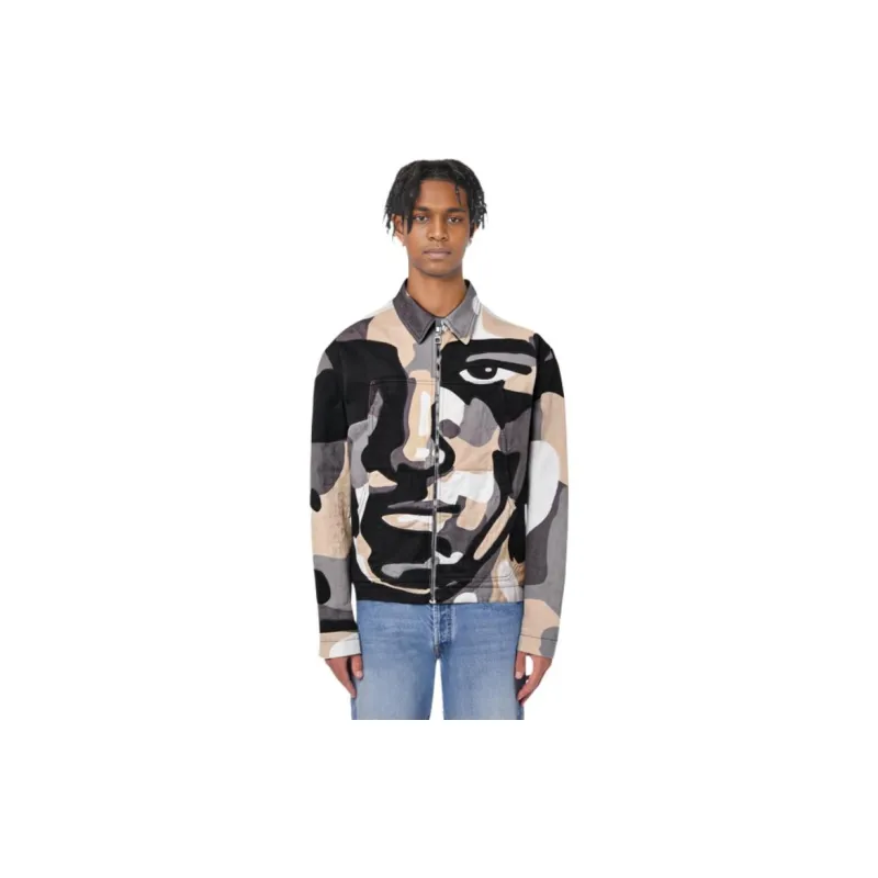 LOUIS VUITTON FW23 Denim Jacket Men's Multicolor-1
