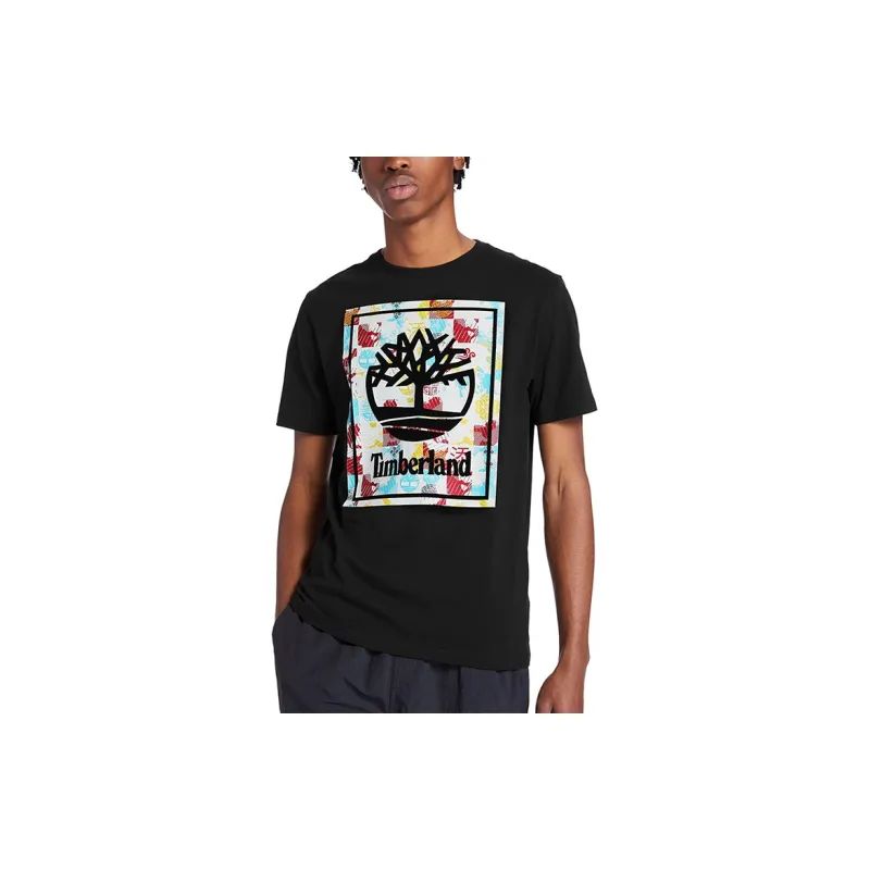 Timberland T-Shirts Men Black-1