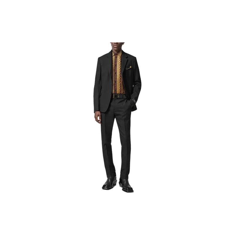 VERSACE SS23 Shirt Men's Yellow Brown-1