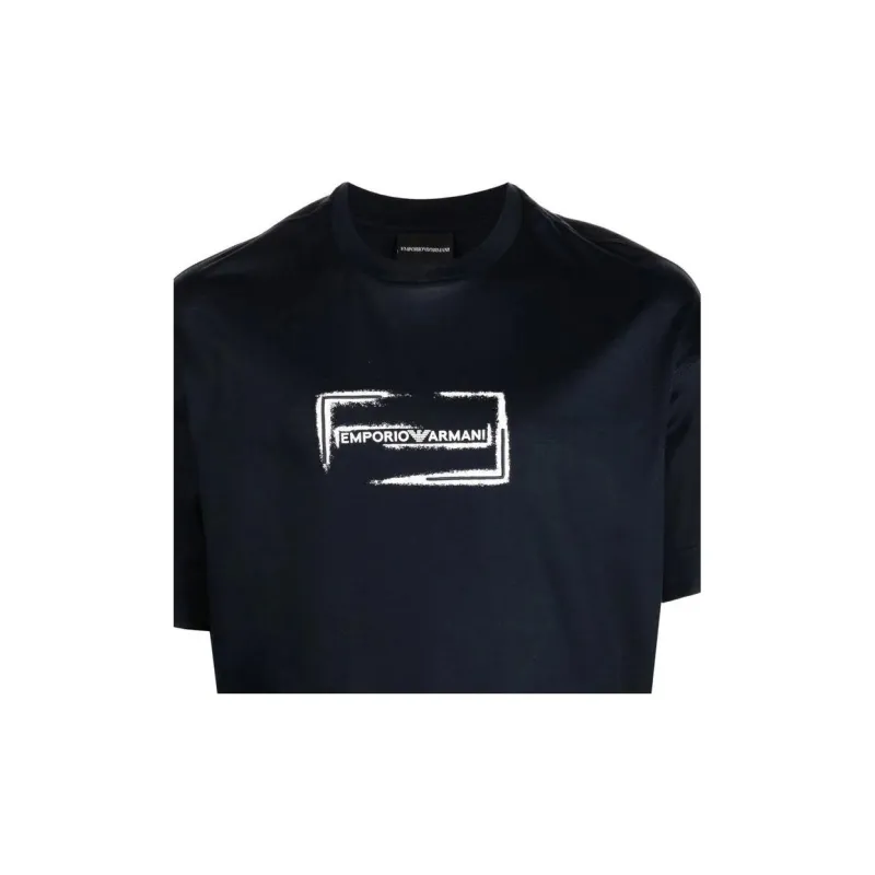 EMPORIO ARMANI SS23 T Shirt Men's Marine Blue-4
