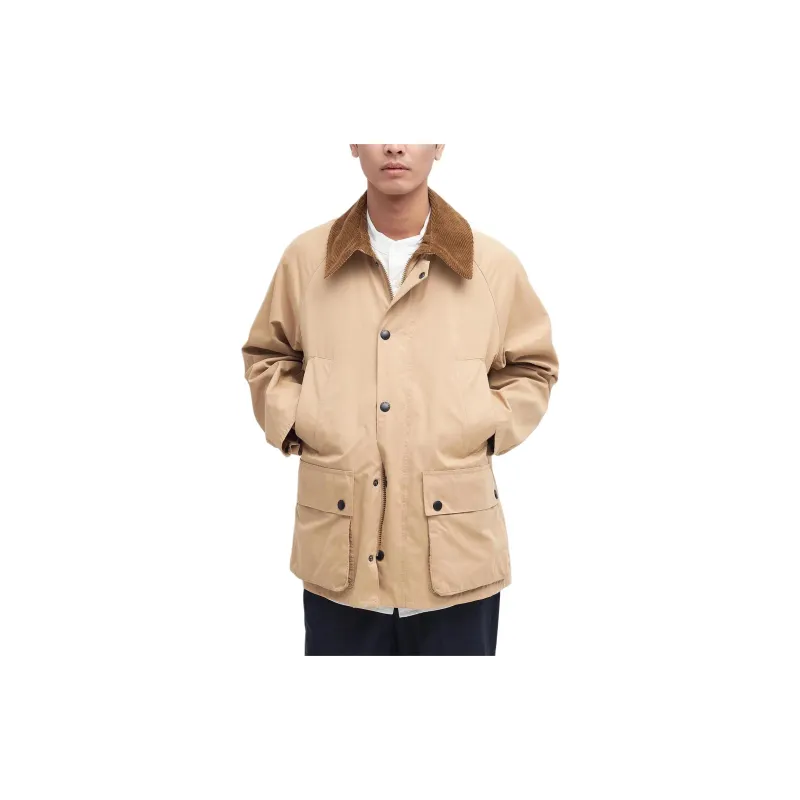 BARBOUR Peached Oversized Bedale Casual Jacket Jackets & Coats Men's Beige-2