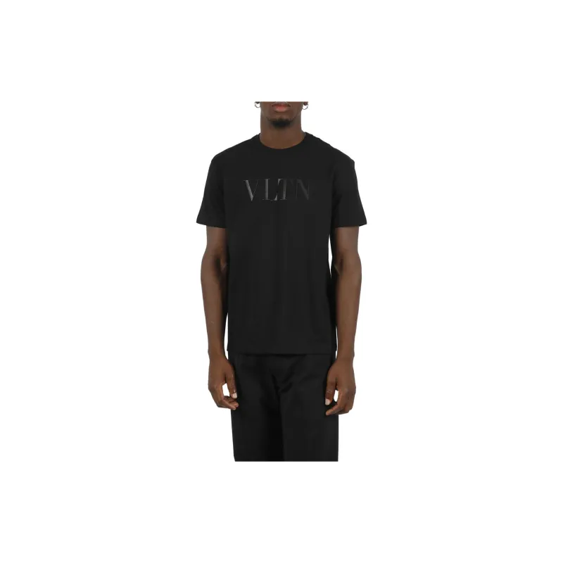 Valentino Vltn Logo Printed Crewneck T Shirt-2