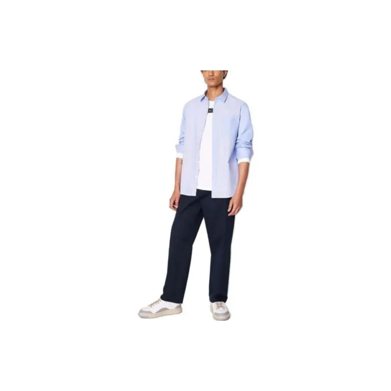 ARMANI EXCHANGE Shirt Men's Blue-3