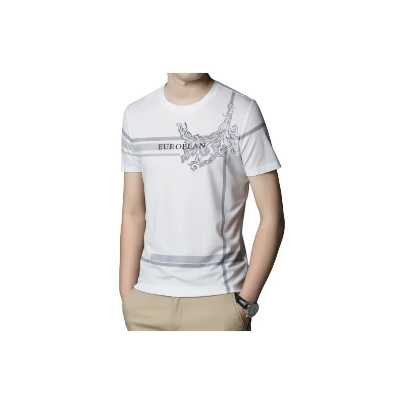 H YXIANG T Shirts Men-2