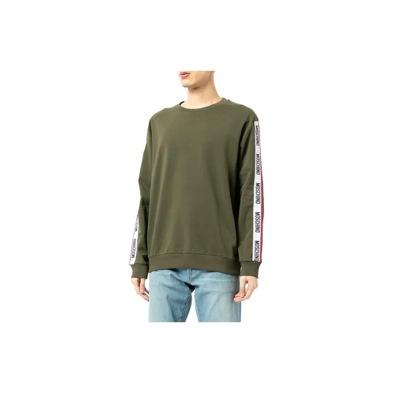 MOSCHINO Sweatshirts Men Green-2