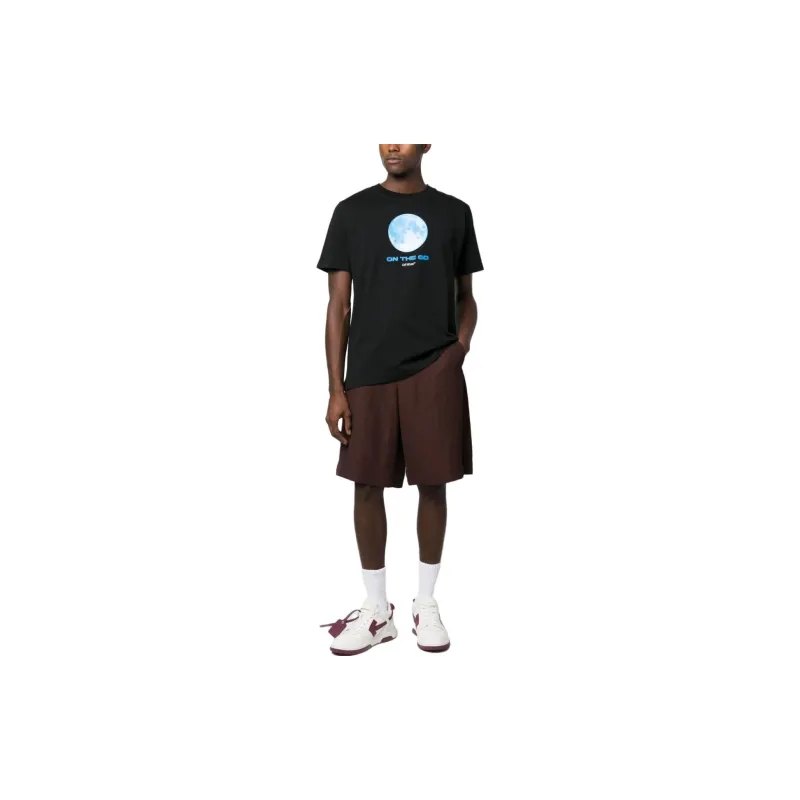 OFF WHITE On The Go Moon Cotton T shirt-1