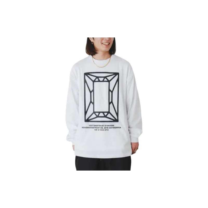 Beams x Bureau Bertrand Clement T T-Shirt Men's White-2