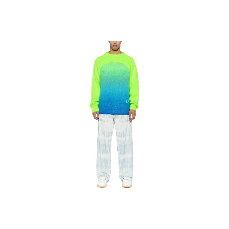 ERL Gradient Rainbow Sweater Knit-1
