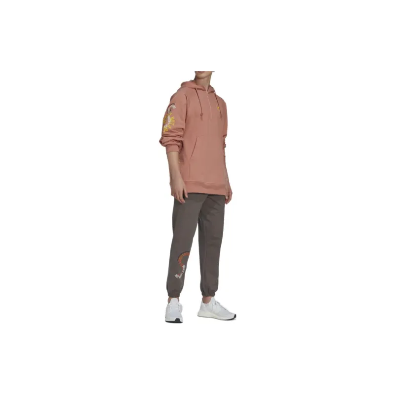 Adidas Knitted Sweatpants Unisex Brown-3