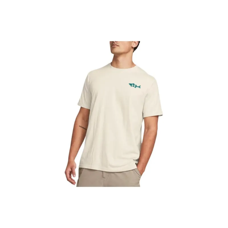 Under Armour UA Walley T Shirt Men's Ecru-1