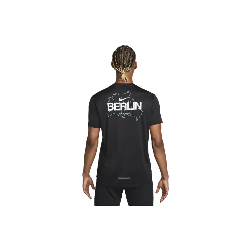 Nike MILER T-Shirts Men Black-1