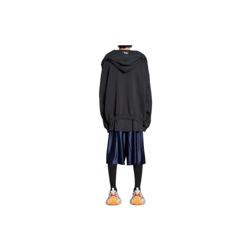 Balenciaga Men's Unity Sports Icon Basketball Shorts-4
