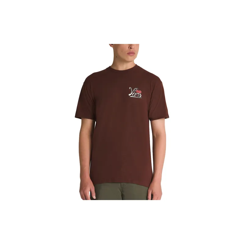Vans HOT BOX CARS T-Shirts Men Brown-5