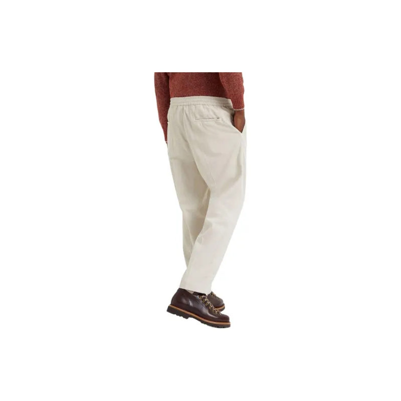 Brunello Cucinelli Drawstring Corduroy Trousers-1