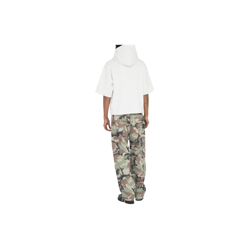 Stussy Short Sleeve Boxy Cropped Hoodie-7