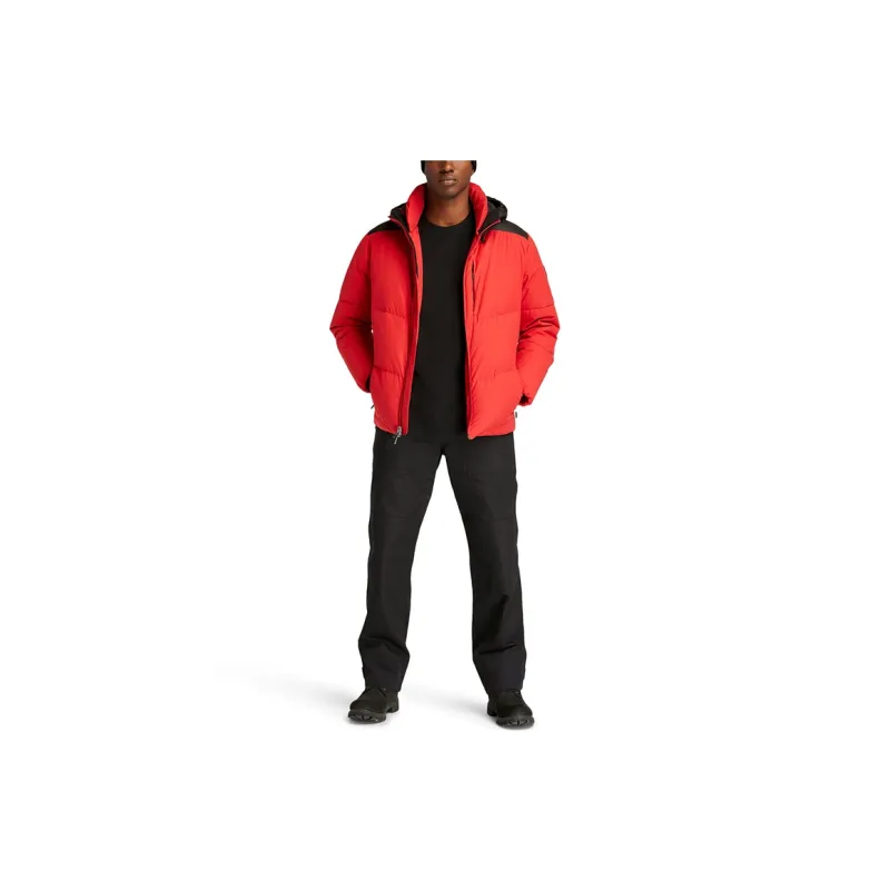 Timberland Down Jacket Men's Black Red-5