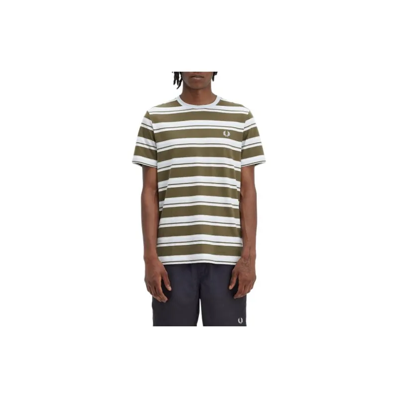 FRED PERRY Embroidered logo Cotton T shirt-2