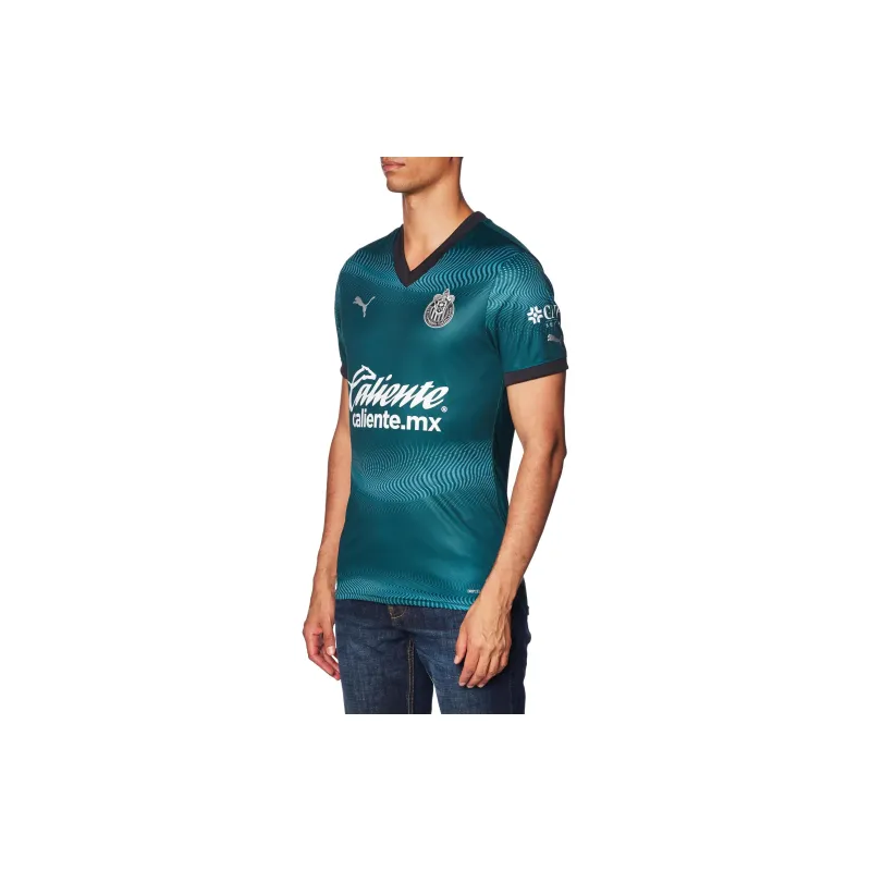 PUMA Chivas Soccer Alternative Kit Jersey Soccer Jerseys Men's Peacock Color-3