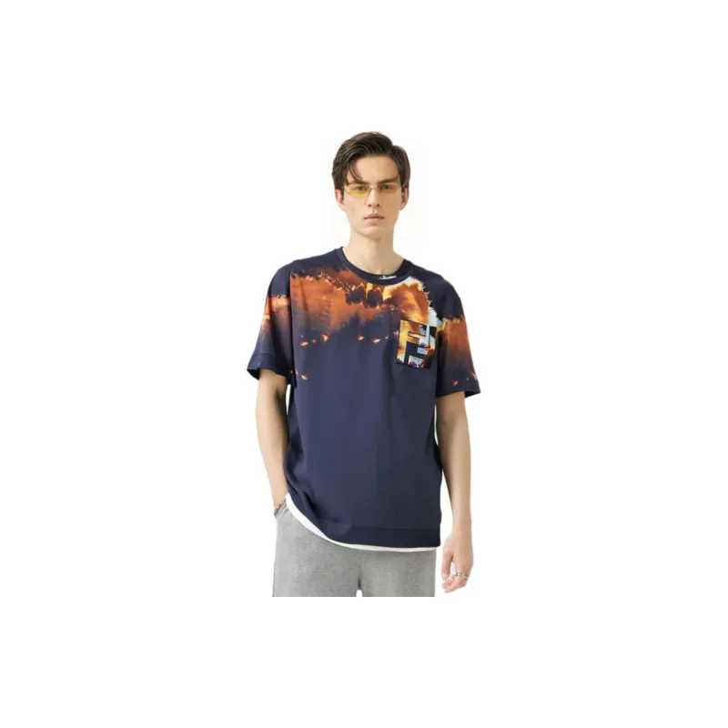 FENDI SS23 T Shirt Men's Multicolor-8
