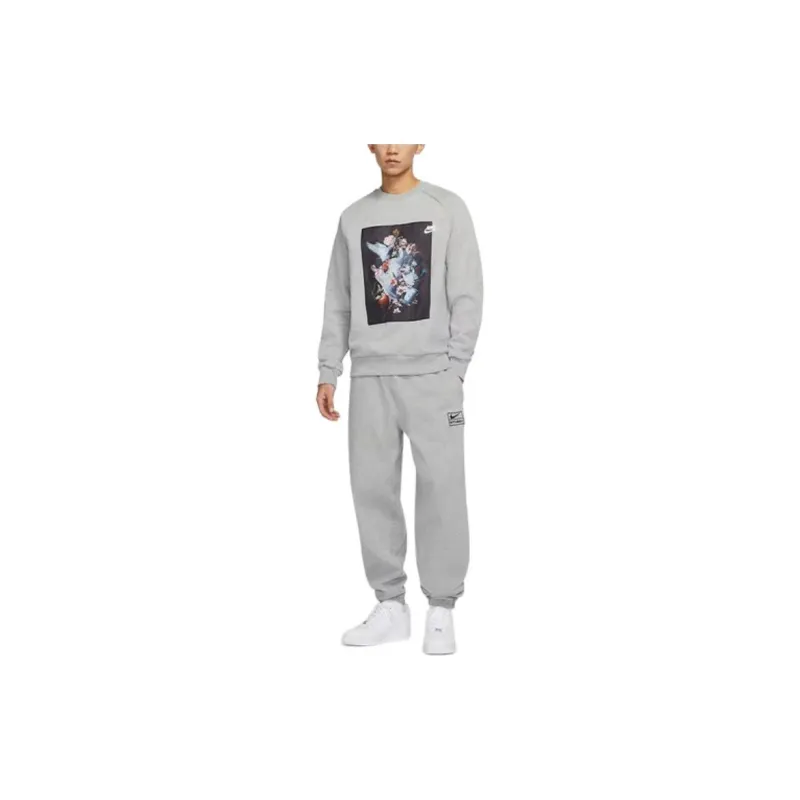 Nike Sweatshirts Men Gray-3