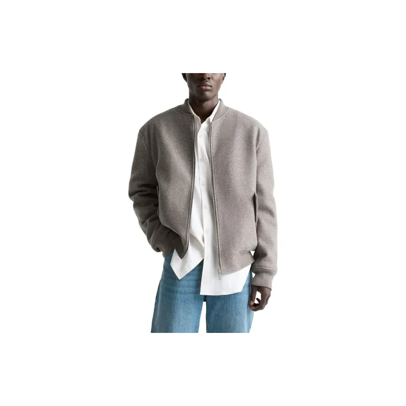 ZARA Jackets Men Beige-2