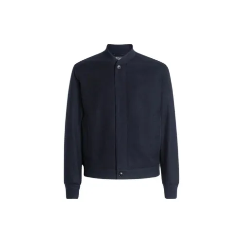 Ermenegildo Zegna Jackets Men Dark Blue