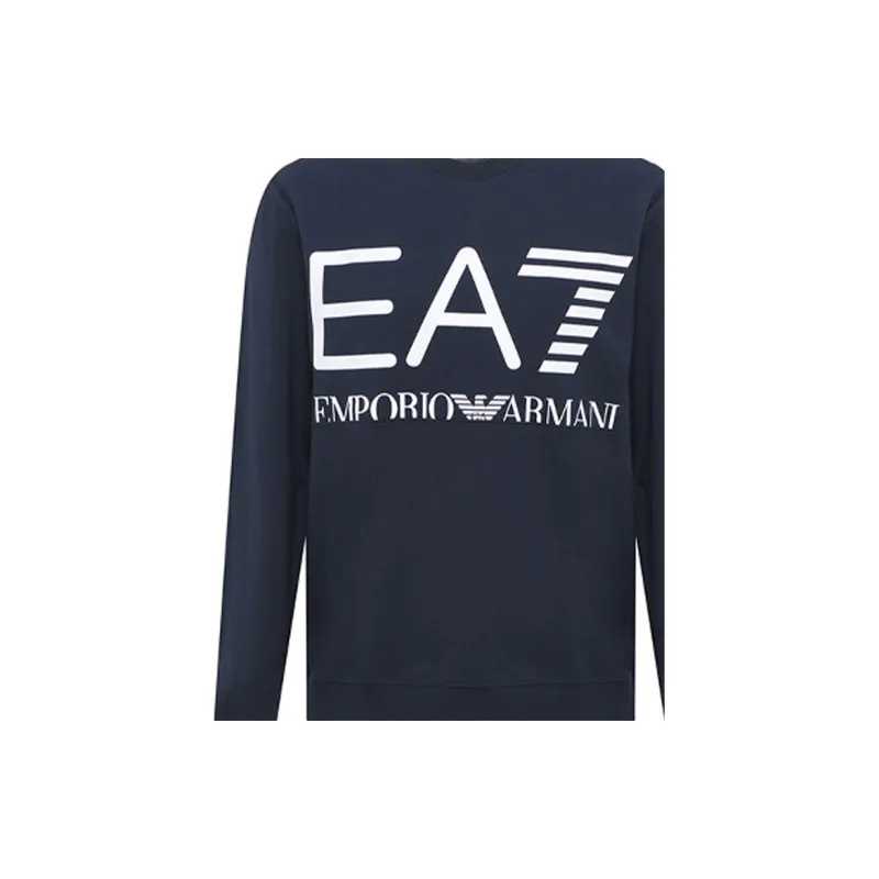 EMPORIO ARMANI EA7 Sweatshirts Men Navy Blue-5