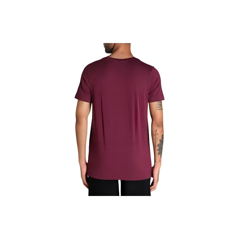 PUMA T-Shirts Men Burgundy-4