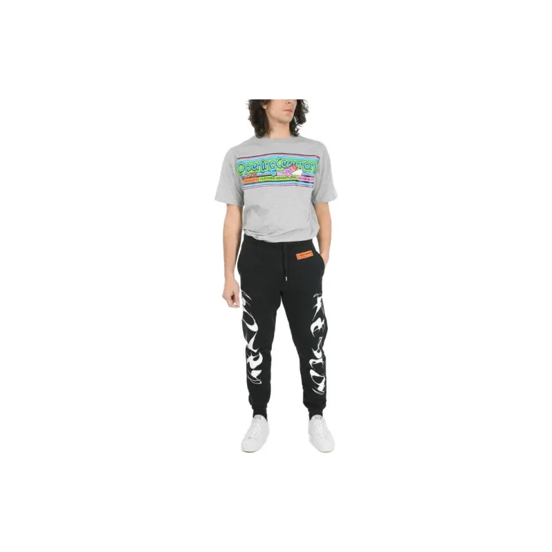 HERON PRESTON Knitted Sweatpants Men Black-1