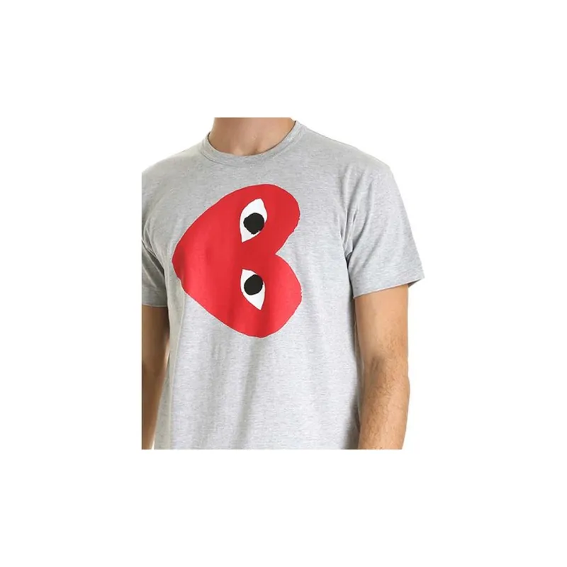 CDG Play Red Heart T Shirt-5