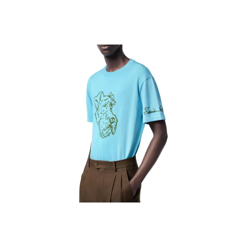LOUIS VUITTON Graphic Short-Sleeved Crewneck-3