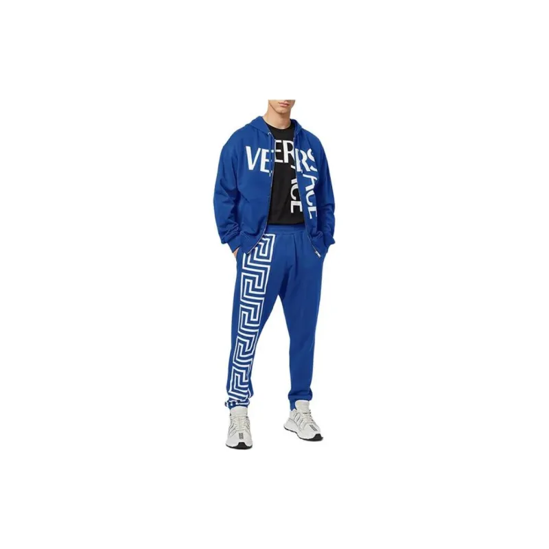 VERSACE Sweatshirts Men Blue-1