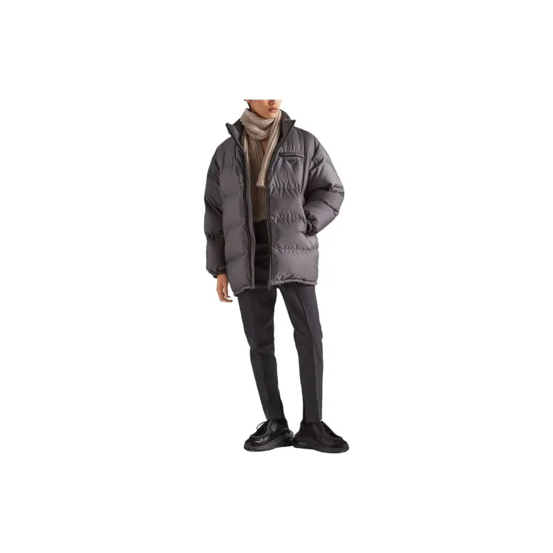 PRADA FW23 Jackets Coats Men's Gray-1