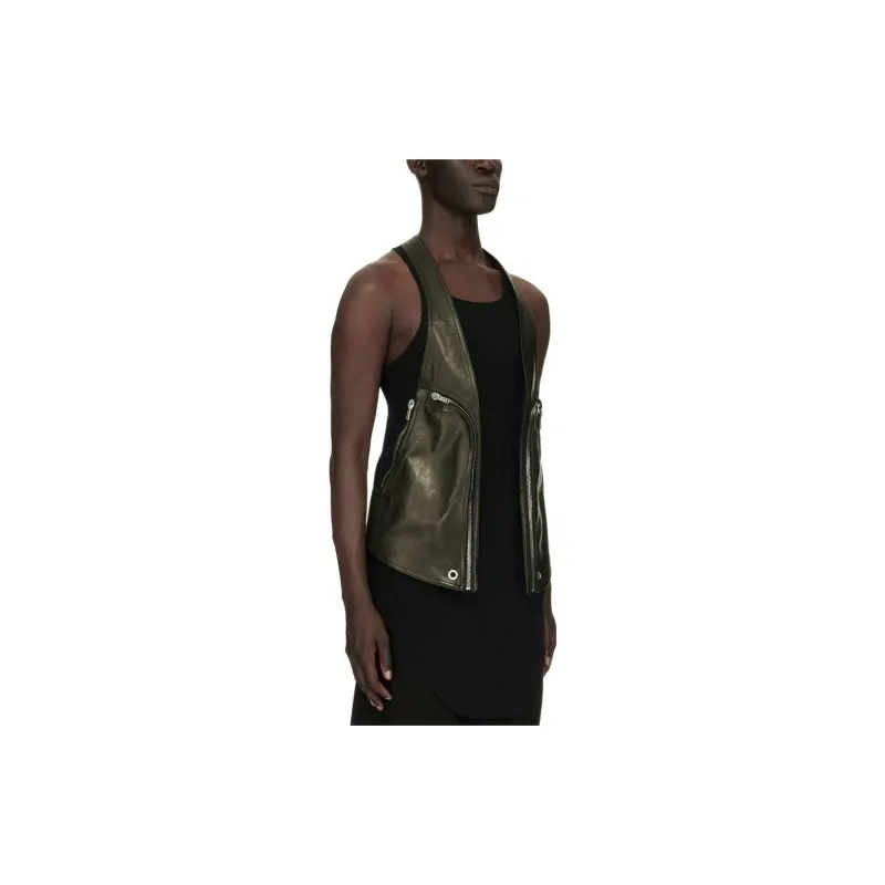 RICK OWENS Vests Men Black-1