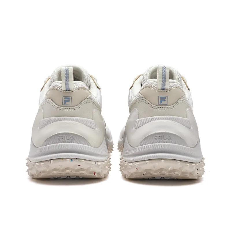 FILA SOFIA 3 Durable Moisture-Wicking Low-Top Running Shoes Women's White Agate Gray/Bamboo White-4