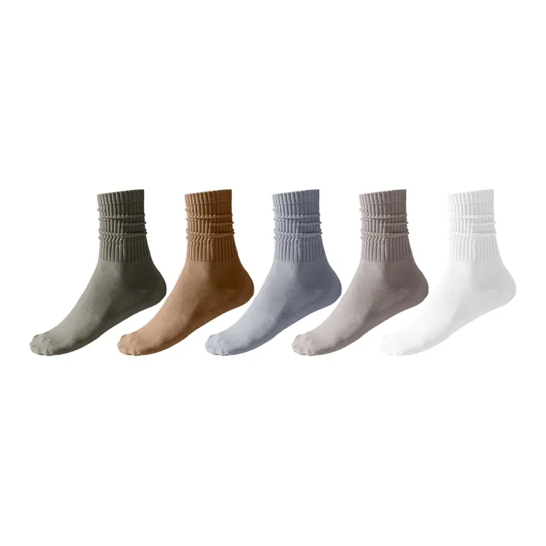 MIIOW Mid Calf Socks Men's 5 Pack-45
