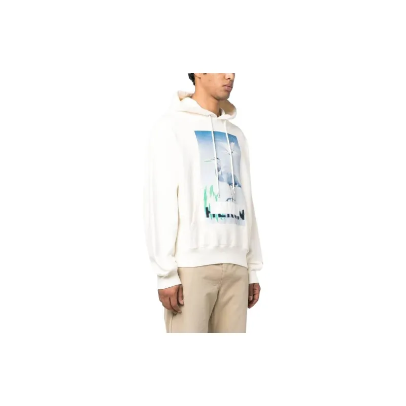 HERON PRESTON Censored Graphic-print Hoodie-4