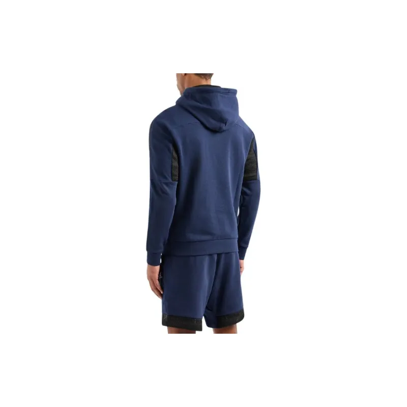 EMPORIO ARMANI EA7 SS24 Sweatshirt Men's Navy-1