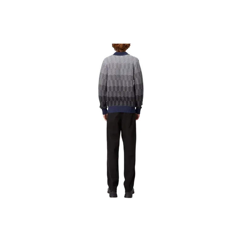 MISSONI Zigzag Virgin wool Polo Shirt-3