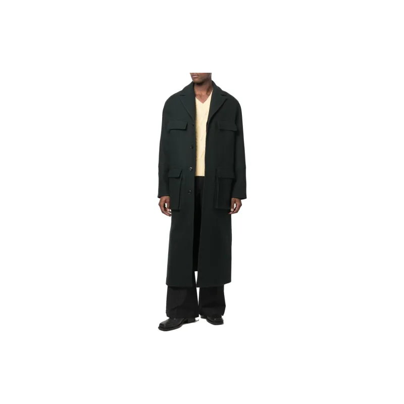 NANUSHKA Single breasted Long Coat-1