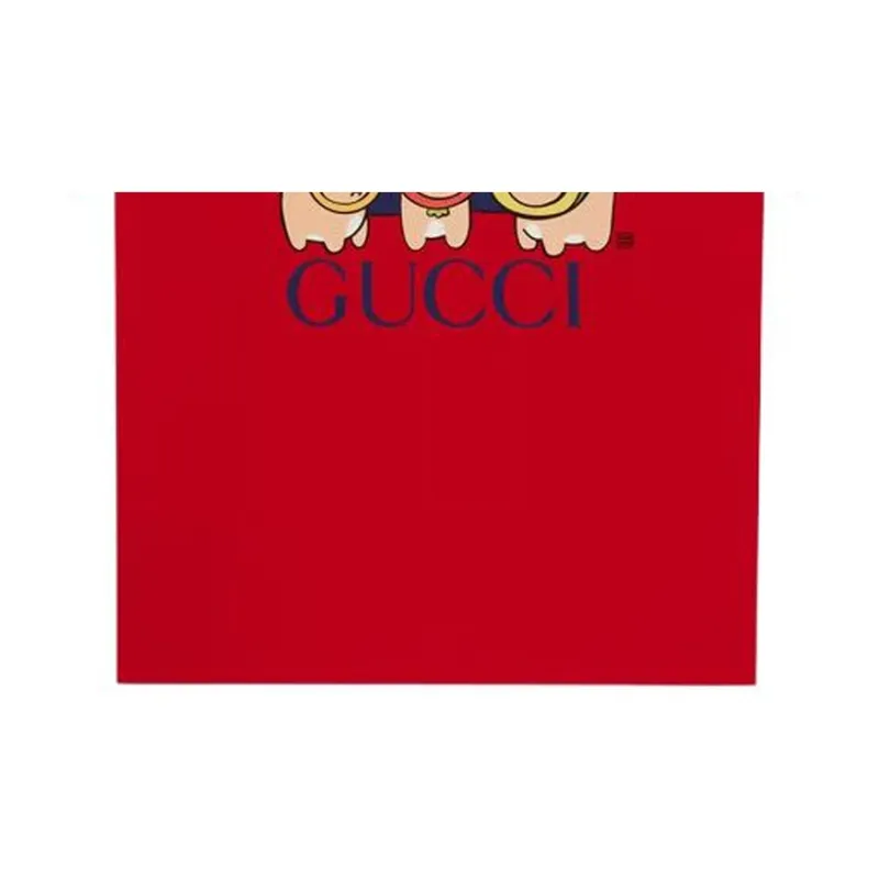 GUCCI T-Shirts Men Red-5