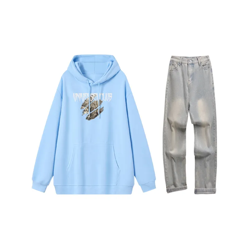 VniVerseVClub Sweatshirt Set Unisex-29